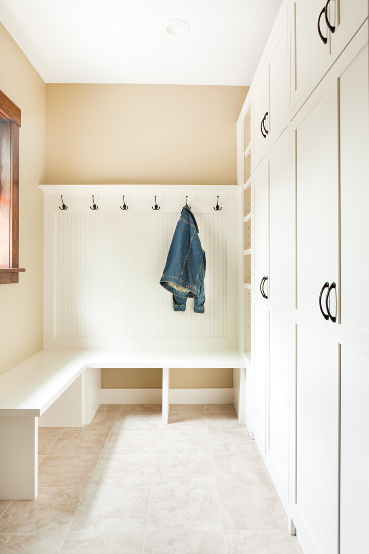 Newly Remodeled Home Improvement Mud Room Entry Storage